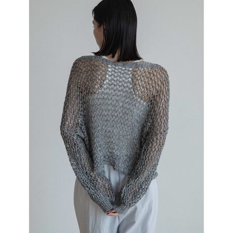 《予約販売》low gauge summer knit tops/2colors_nt2345