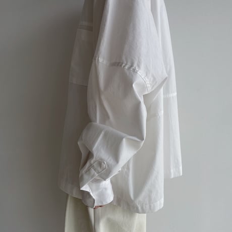 《予約販売》over cotton shirt/2colors_nb0218