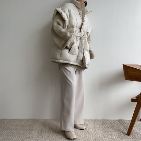 《予約販売》duck down vest/2colors_nt1228