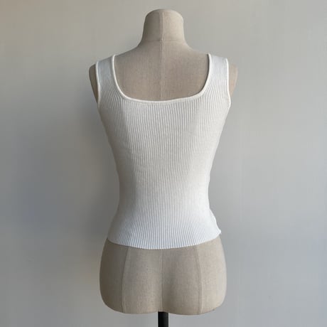 《予約販売》décolleté knit tank top/3colors_nt1610
