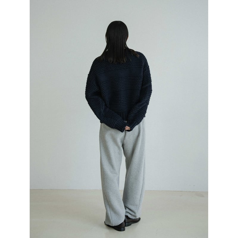 予約販売》2way zip knit cardigan/2colors_nt2437 | N