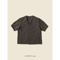 - AUTHENTIC series - material no collar jacket/2colors_an0010