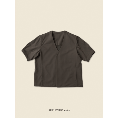 - AUTHENTIC series - material no collar jacket/2colors_an0010