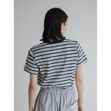 《予約販売》accent color border tee/2colors_nt2310