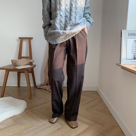 ✳︎予約販売✳︎straight daily pants/2colors_np0085