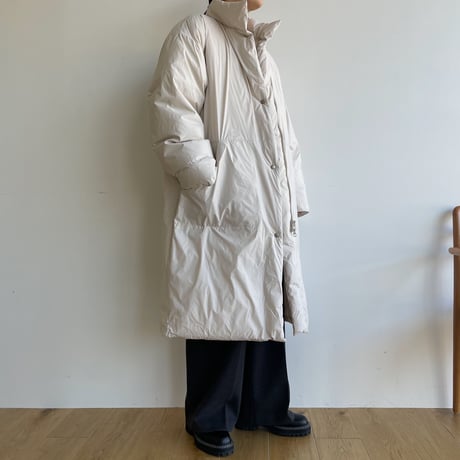 《予約販売》mannish long down coat/2colors_no0265