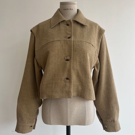 【nokcha original】material minimal jacket_no0206