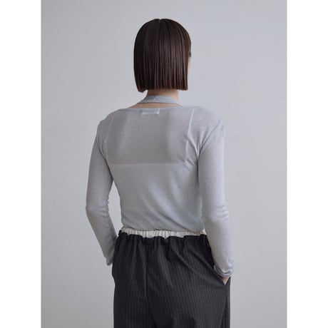 《予約販売》2set accent sheer tops/2colors_nt2506