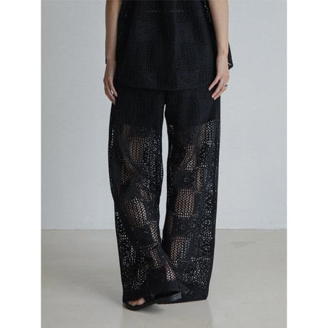 《予約販売》jacquard knit pants/2colors_np1134