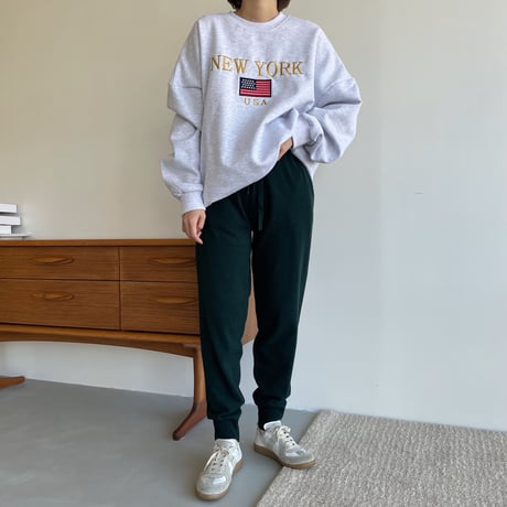《予約販売》cashmere jogger pants/3colors_np0512