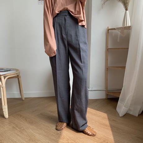 《予約販売》straight long pants/2colors_np0057
