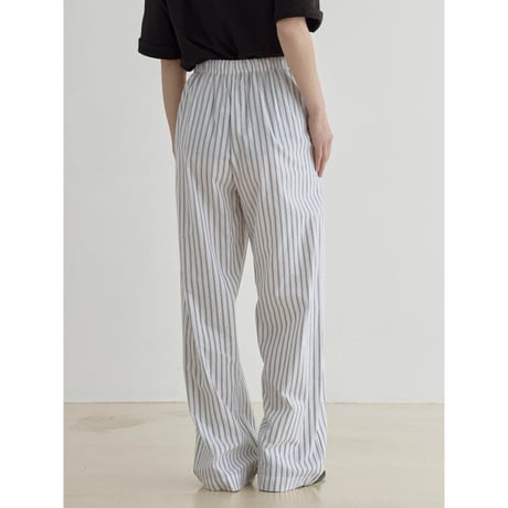 《予約販売》stripe cotton pants/2colors_np1232