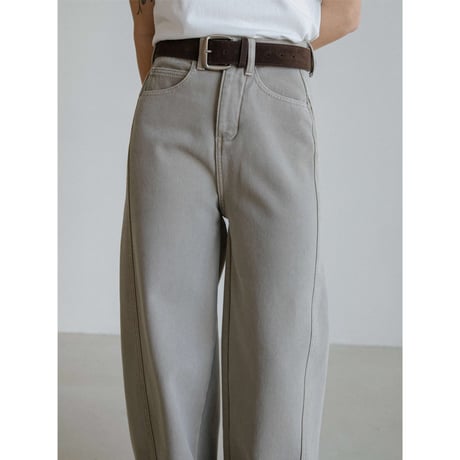 《予約販売》belt set warm twill pants/2colors_np1201