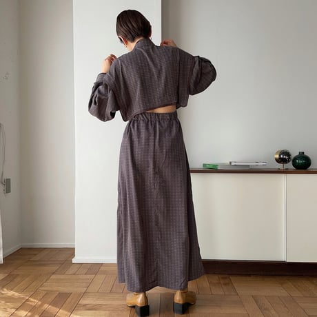 【nokcha original】geometric back open ops/purple_nd0095