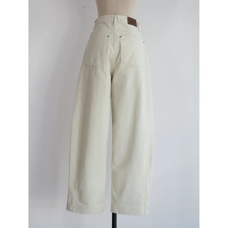 《予約販売》rich mannish oval pants/ ivory_np1073