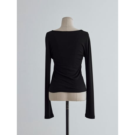 《予約販売》accent décolleté lib tops/3colors_nt2541