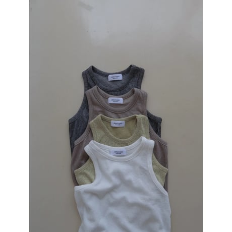 《予約販売》lib american sleeve tank top/4colors_nt2070