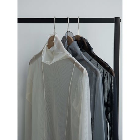 《予約販売》accent hem sheer tops/3colors_nt2243