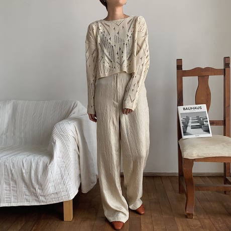 《予約販売》pattern minimal knit/2colors_nt0540