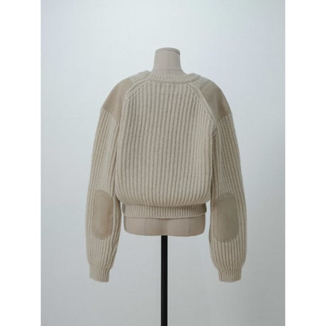 【 5th RESTOCK IVORY 2月3日順次発送】- AUTHENTIC series - vintage like accent knit/3olors_an0048