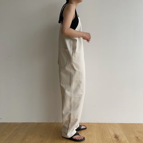 【nokcha original】material over all/ivory_np0830