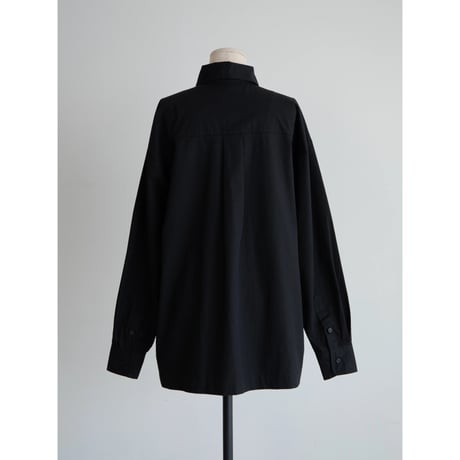 《予約販売》mannish over cotton shirt/2colors_nb0287