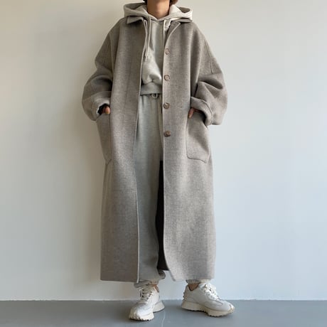 【nokcha original】“latte de the vert”hood mtm/3colors_nt1047