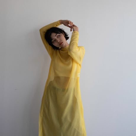 【nokcha original】slit sheer ops/2colors_nd0123