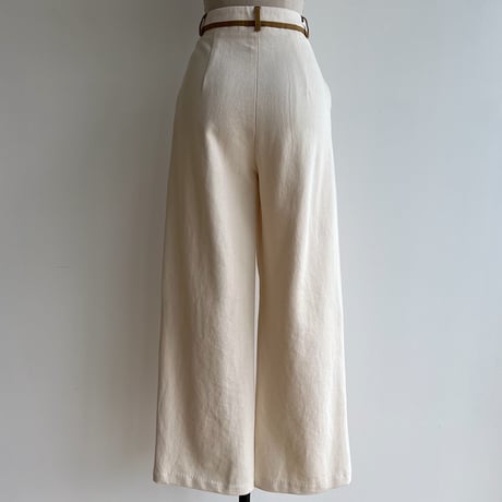 【nokcha original】piping pants/ivory_np0594