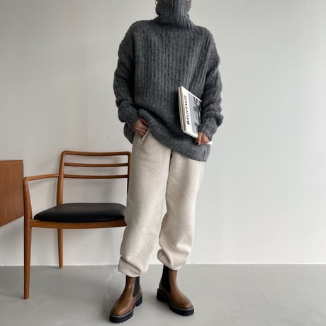 《予約販売》turtle neck lady knit_nt1155