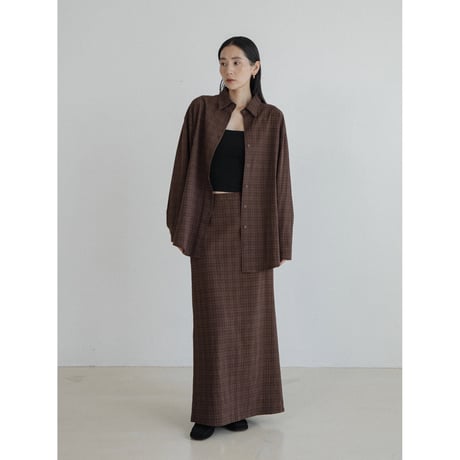 《予約販売》check pattern over shirt/2colors_nb0334