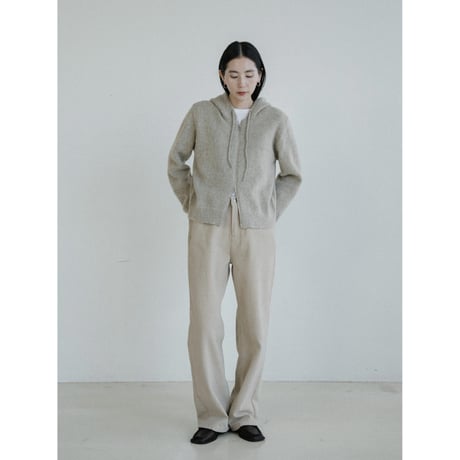 《予約販売》2way zip knit parker/2colors_nt2451