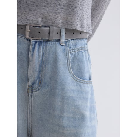《予約販売》belt set middle jeans_nj0180