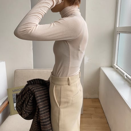 《予約販売》simply high neck tee/4colors_nt0715