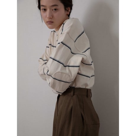 【NOKCHA original】elbow patch border tops_nt2236