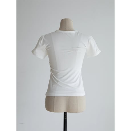 《予約販売》accent gather minimal tee/2colors_nt2549