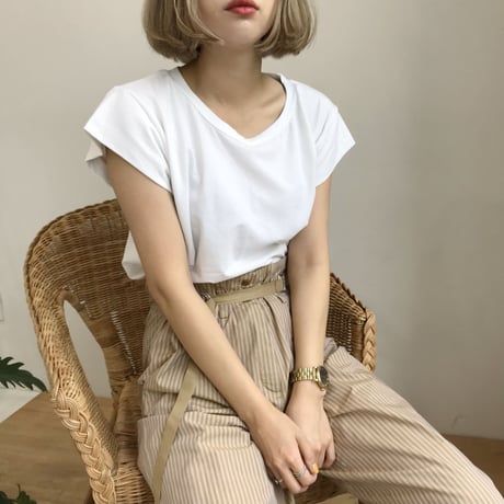 ✳︎予約販売✳︎フレンチスリーブT/2colors