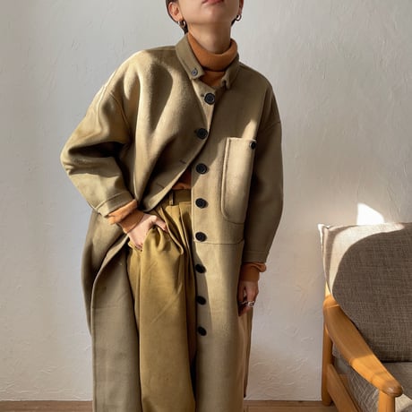 《予約販売》pocket long wool coat/2colors_no0139