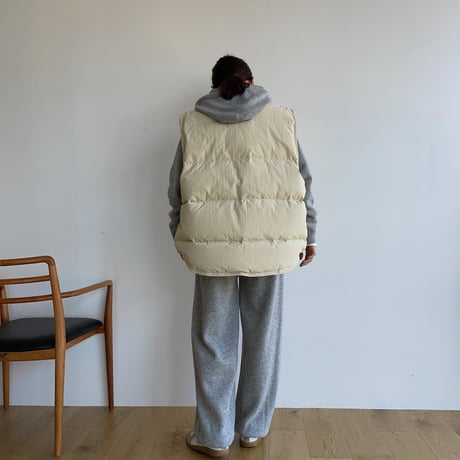《予約販売》duck down daily vest/2colors_no0252