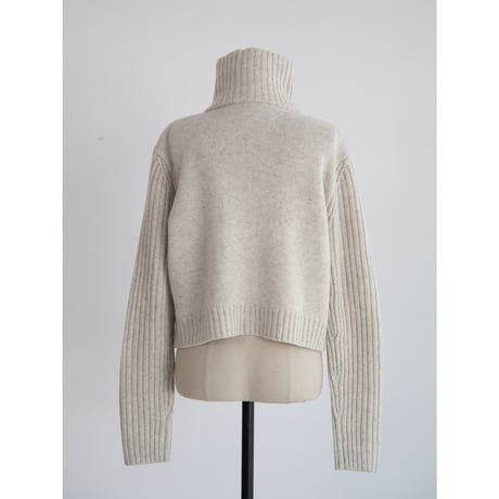 《予約販売》melange knit mannish cardigan/2colors_nt2233
