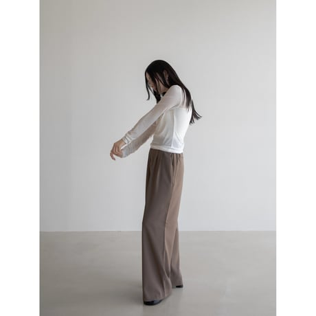 《予約販売》gather accent sheer tops/2colors_nt2047