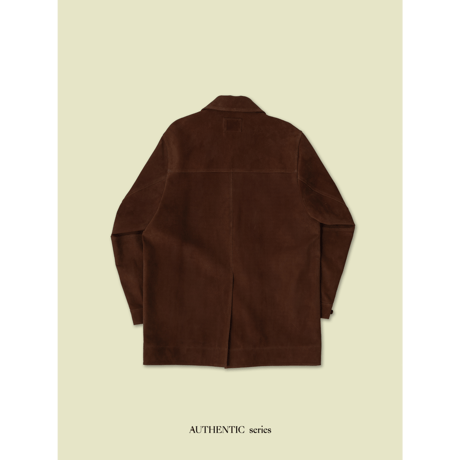 - AUTHENTIC series - real suède rich jacket/camel_an0037