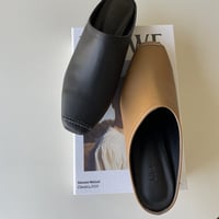 《予約販売》leather ennui mule/2colors_na0359
