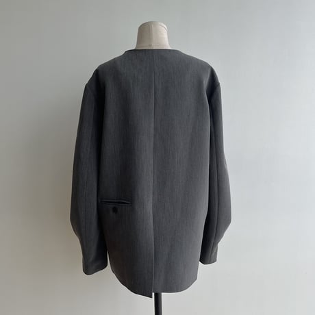 【nokcha original】mannish jacket/melange gray_no0313
