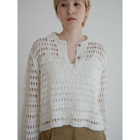 《予約販売》crochet knit tops/2colors_nt2295