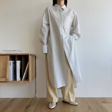 《予約販売》2way slit long shirt/2colors_nt1273