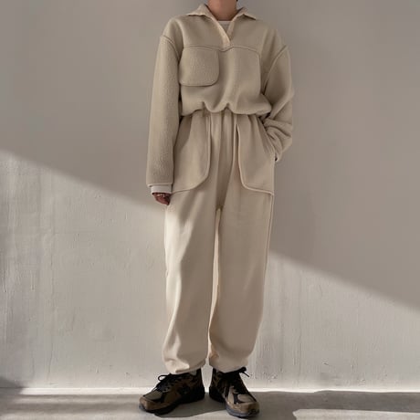 【nokcha original】mannish minimal fleece/2colors_no0330