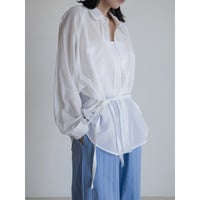 《予約販売》2way raglan sleeve sheer shirt/2colors_nb0319