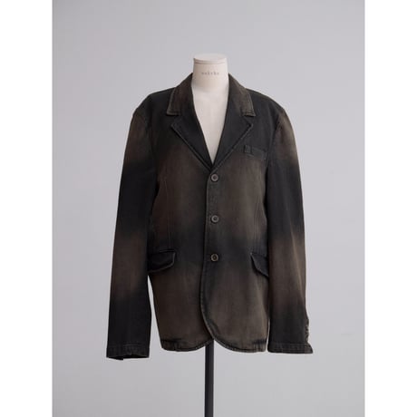 《予約販売》accent ash denim jacket_no0511