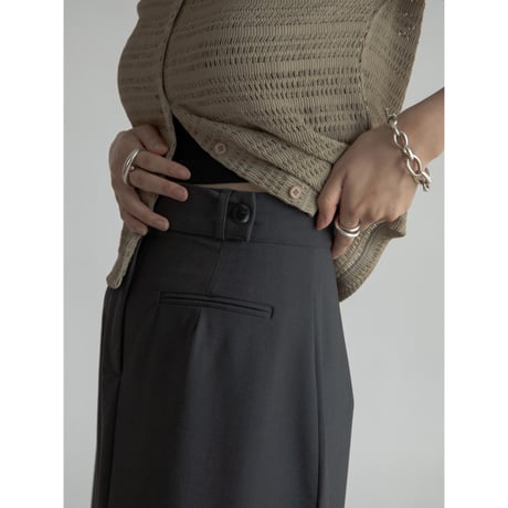 《予約販売》waist accent long skirt/2colors_ns0095